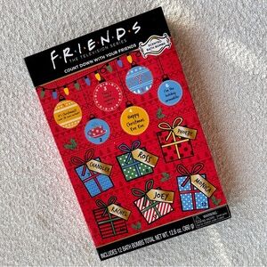 NWT in box SET OF 12 FRIENDS Christmas themed bath bombs
